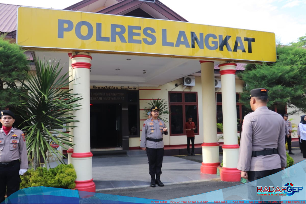 Kapolres Langkat Pimpin Upacara Hari Kebangkitan Nasional ke-117